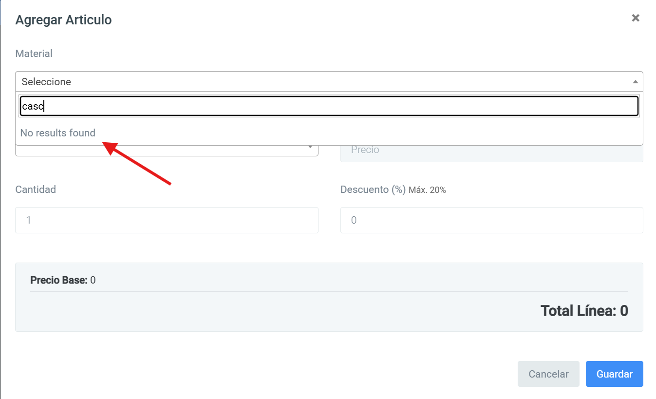 No hay productos disponibles
