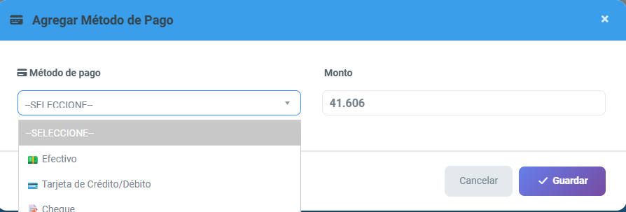 Formulario de pago con tarjeta